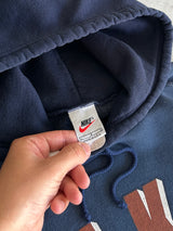 90's Nike Spell Out Overdyed Heavyweight Hoodie (M)