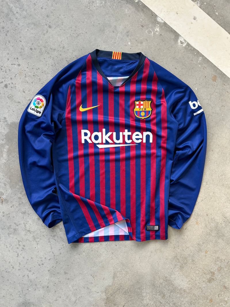 2018/19 Barcelona Nike Long Sleeve Shirt (S)