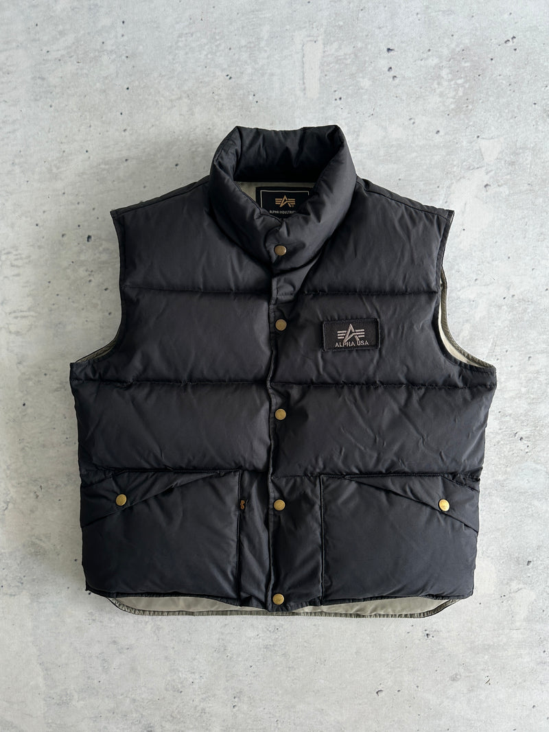 1995 Alpha Industries Down Fill Gilet (S)