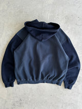 90's Nike Spell Out Overdyed Heavyweight Hoodie (M)