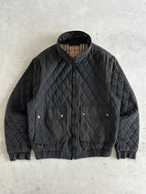 Vintage Burberry Nova Check Quilted Zip Up Jacket (M)