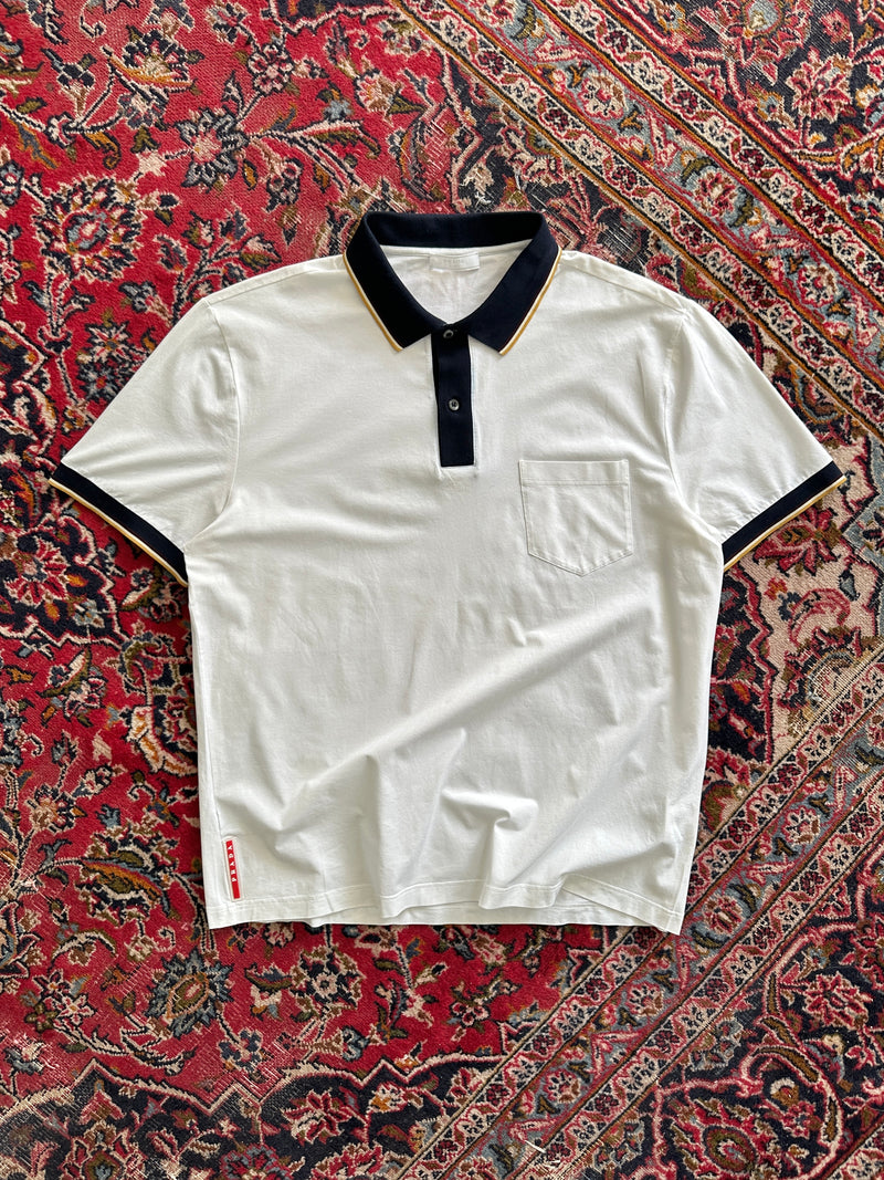 Prada Sport Lightweight Polo Shirt (L)