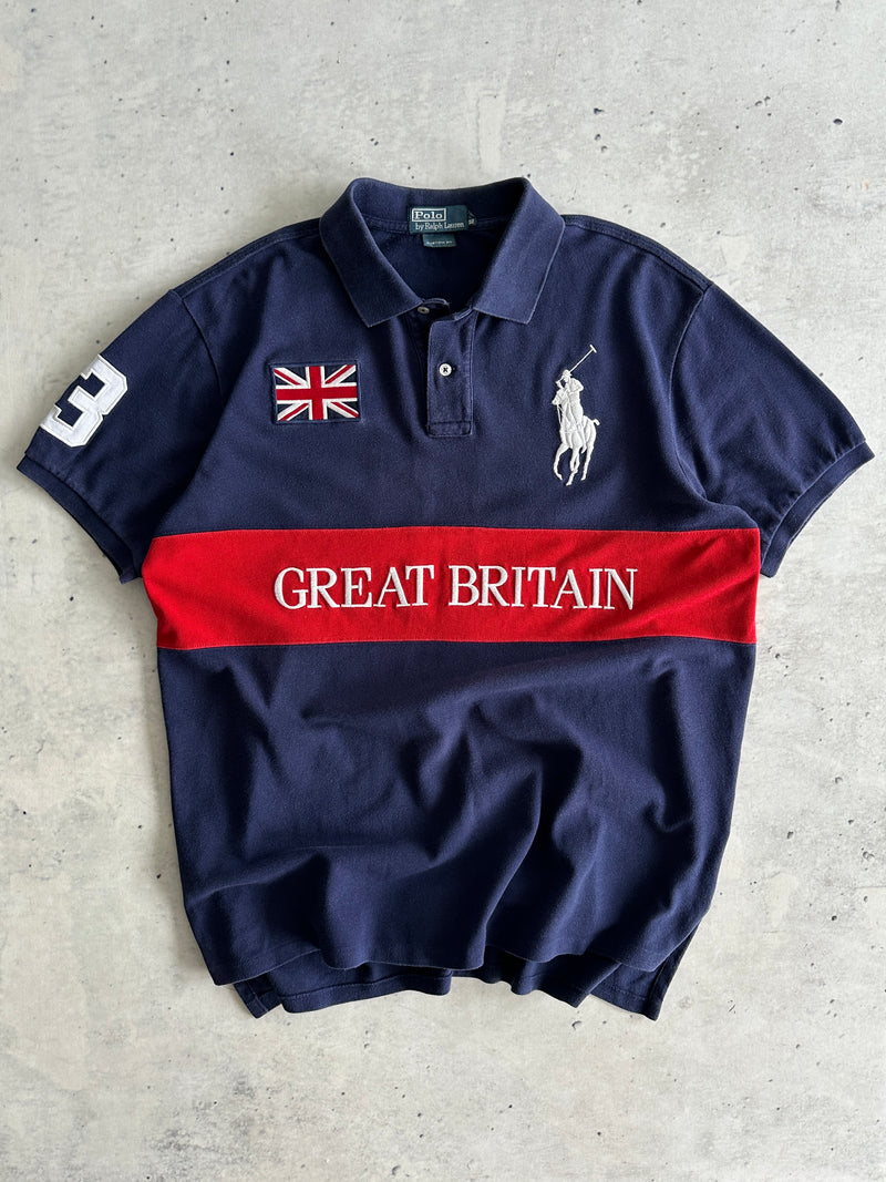 Ralph Lauren Big Logo Great Britain Polo Shirt (XL)
