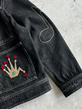 Stussy x Patta Embroidered Denim Zip Up Work Jacket (S)
