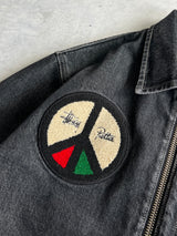 Stussy x Patta Embroidered Denim Zip Up Work Jacket (S)