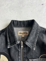 Stussy x Patta Embroidered Denim Zip Up Work Jacket (S)