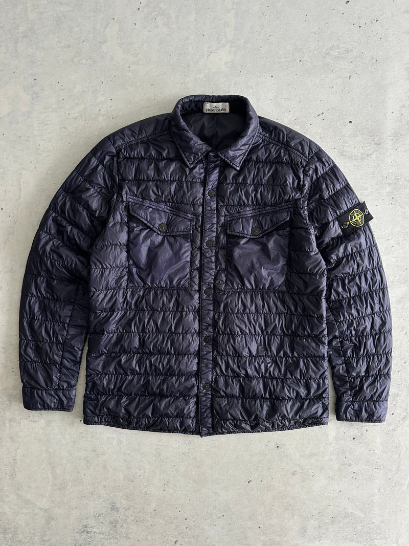 AW/15 Stone Island Garment Dyed Down Overshirt / Jacket (XL)