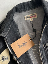 Stussy x Patta Embroidered Denim Zip Up Work Jacket (S)