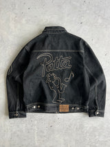 Stussy x Patta Embroidered Denim Zip Up Work Jacket (S)