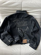 Stussy x Patta Embroidered Denim Zip Up Work Jacket (S)