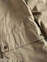 90's Burberry Nova Check Camden Car Coat (L)