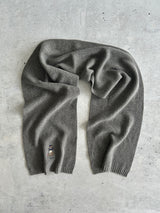 Ralph Lauren Embroidered Polo Bear Knit Scarf (One Size)