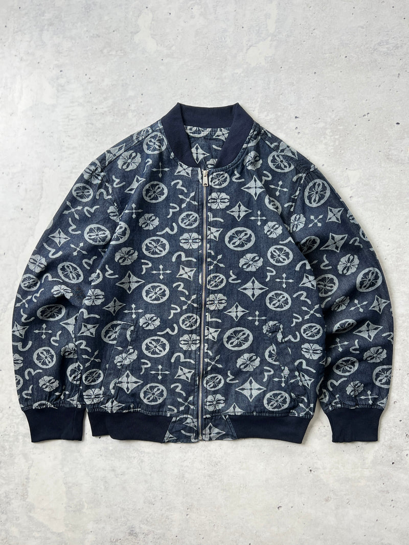 00's Evisu Lightweight Denim Bomber Jacket (L)