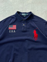Ralph Lauren USA Big Logo Polo Shirt (L)