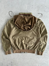 SS/11 Gucci GG Monogram Nylon Hooded Jacket (S)