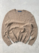 Ralph Lauren Cable Knit Crewneck Jumper (XL)