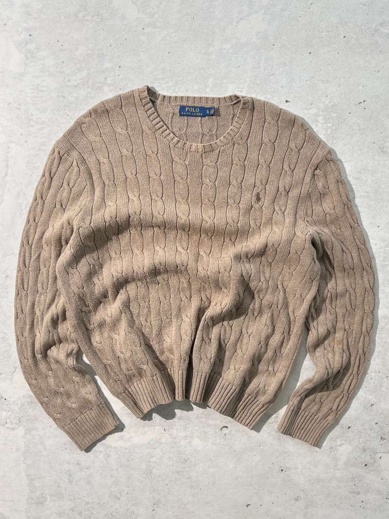 Ralph Lauren Cable Knit Crewneck Jumper (XL)