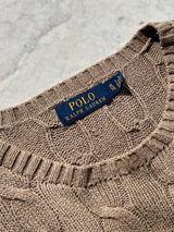 Ralph Lauren Cable Knit Crewneck Jumper (XL)
