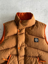 AW/19 Stone Island Patch Logo Nylon Metal Ripstop Gilet (S)