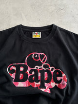 BAPE Spell Out Camo T Shirt (S)
