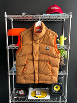 AW/19 Stone Island Patch Logo Nylon Metal Ripstop Gilet (S)