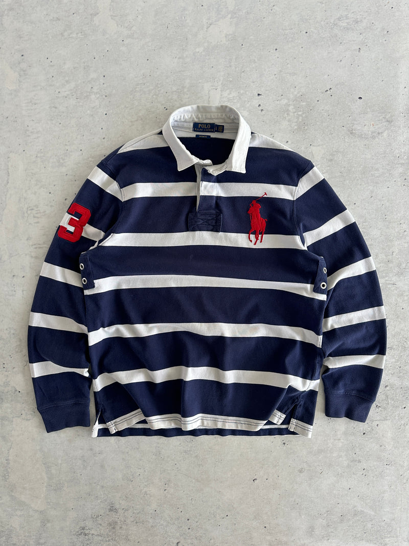 Ralph Lauren Heavyweight Stripe Rugby Shirt (L)