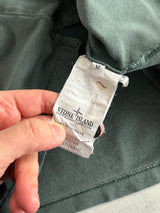 AW/12 Stone Island Patch Logo Long Sleeve Polo Shirt (S)