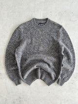 Barbour Crewneck Chunky Wool Knit Jumper (L)