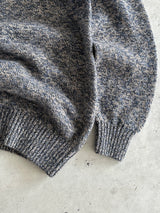 Barbour Crewneck Chunky Wool Knit Jumper (L)
