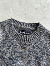 Barbour Crewneck Chunky Wool Knit Jumper (L)