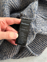 Barbour Crewneck Chunky Wool Knit Jumper (L)