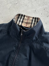 00's Burberry Nova Check Zip Up Harrington Jacket (M)