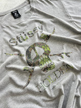 00's Stussy x Holden  camo Skull T Shirt (L)