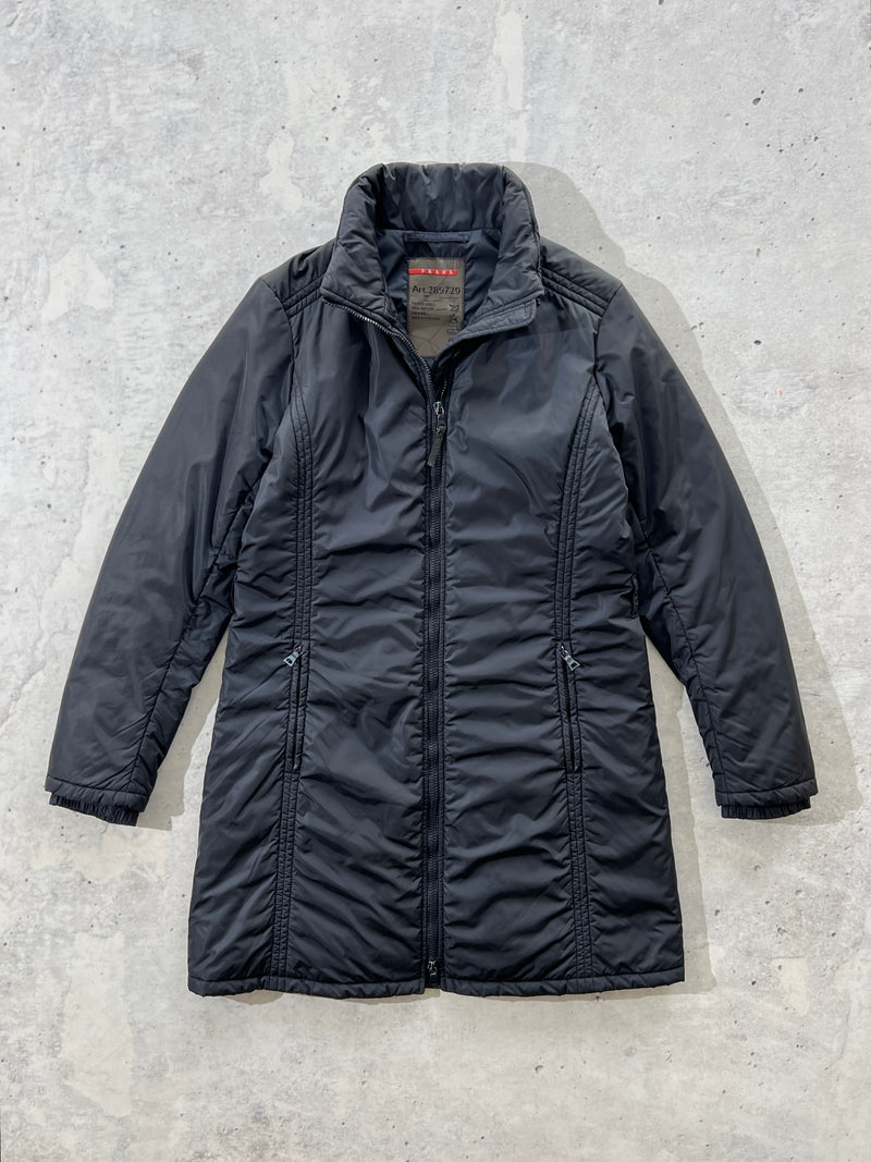 00's Prada Sport Nylon padded Zip Up Jacket (Women's S)