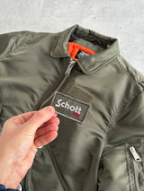 Schott NYC CWU Zip Up Bomber Jacket (XL)