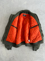 Schott NYC CWU Zip Up Bomber Jacket (XL)