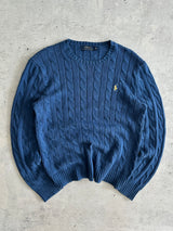Ralph Lauren Crewneck Cable Knit Jumper (S)