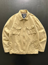 90's Stussy twin pocket Heavyweight Military Overshirt / Jacket (S/M)