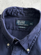 90's Ralph Lauren Italy Big Logo Long Sleeve Shirt (XXL)