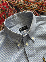 00's Armani Jeans Long Sleeve Checked Shirt (M)