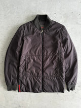 00's Prada Sport Nylon Padded Zip Up Jacket (S)