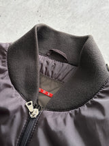 00's Prada Sport Nylon Padded Zip Up Jacket (S)