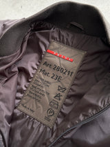 00's Prada Sport Nylon Padded Zip Up Jacket (S)