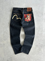 Evisu Gull Wing Camo Denim Jeans (W28 x L29)