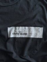 SS/18 Stone Island Spell Out Front Pocket T Shirt (M)