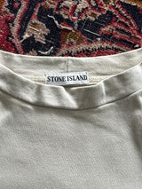 90's Stone Island Marina Heavyweight Embroidered T Shirt (L)
