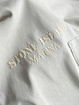 90's Stone Island Marina Heavyweight Embroidered T Shirt (L)