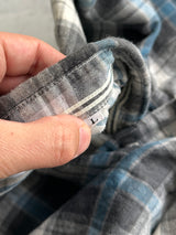 AW/10 Stone Island Compass Logo Plaid Flannel Shirt (M)