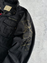 Alpha Industries Embroidered Zip Up Field Jacket (XL)