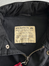 Alpha Industries Embroidered Zip Up Field Jacket (XL)